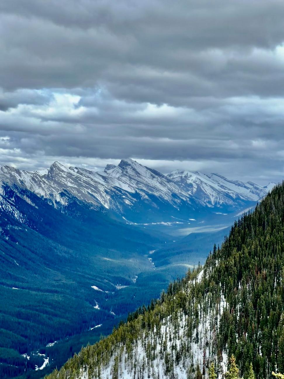 Canadian Rockies panoramic view